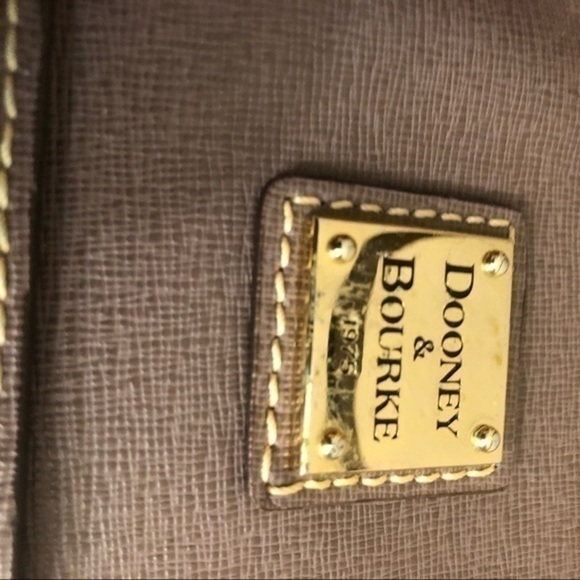 DOONEY and bourke gray taupe tote bag - Picture 5 of 11